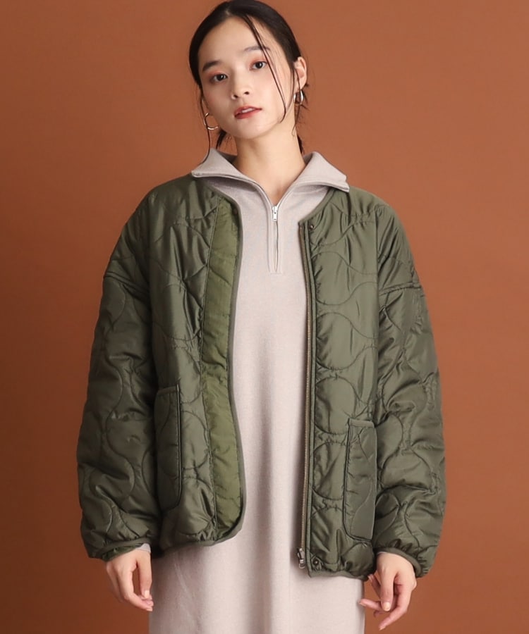 蓄熱保温】リバーシブルキルトブルゾン（ブルゾン/ジャンバー） | THE