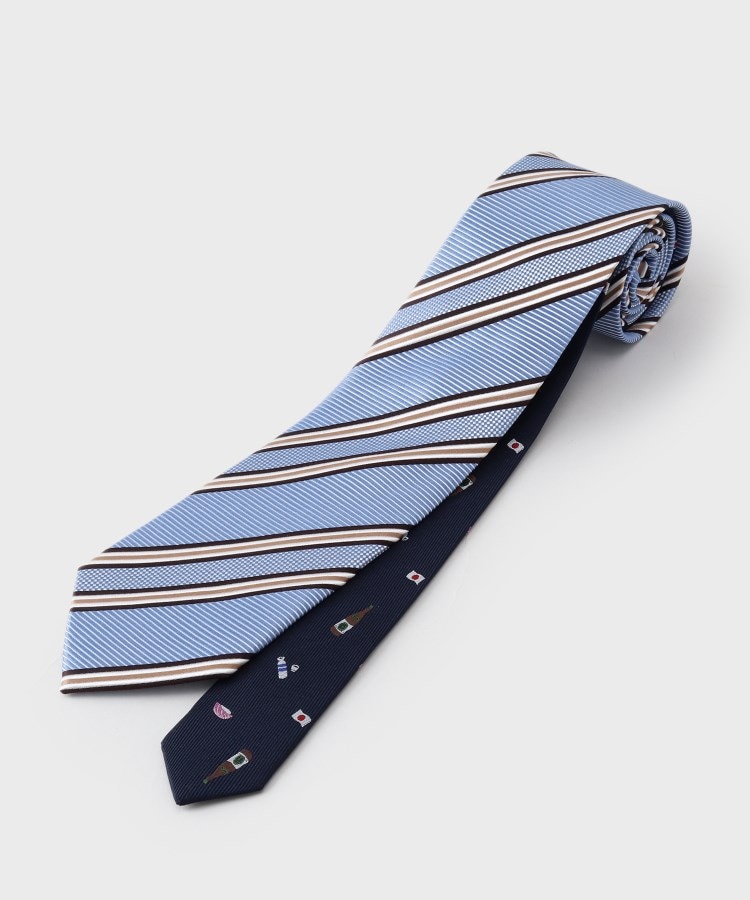 会話の増えるネクタイ】ベーシックストライプ チェンジタイ（ネクタイ