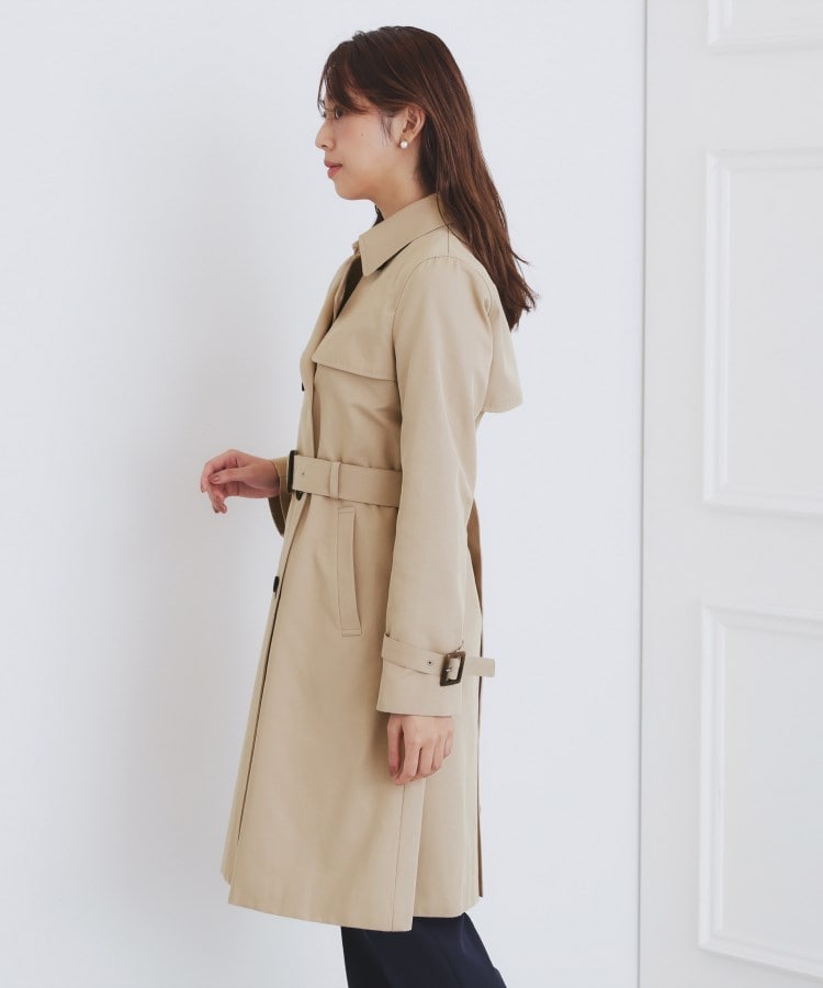 XS-3Lsize》通勤・セレモニー対応/トレンチコート【洗濯機洗い可/撥水