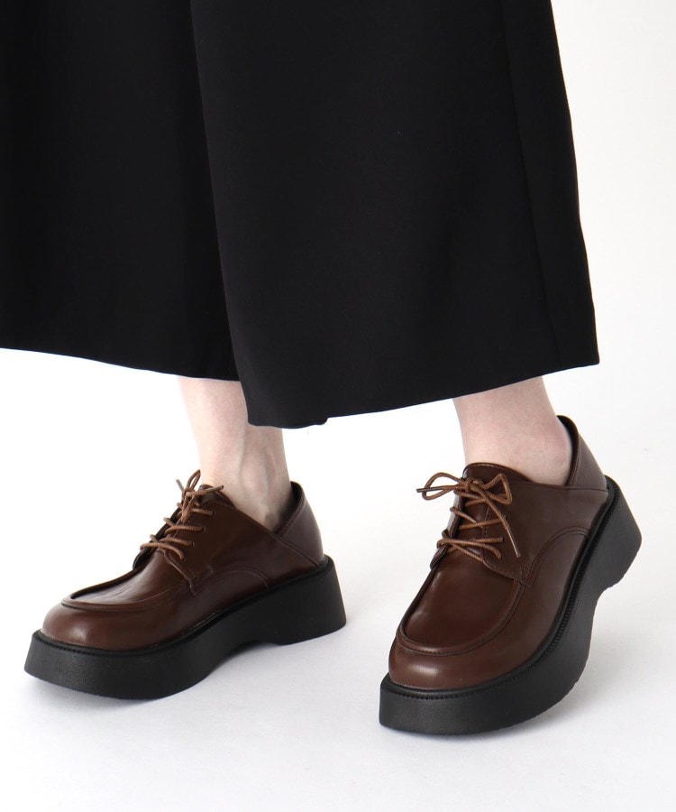 厚底レースアップマニッシュシューズ（パンプス） | csT&P