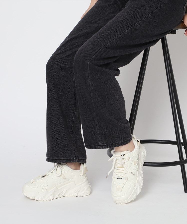 ◇ロゴ入り厚底スニーカー（スニーカー） | csT&P（エスペランサ