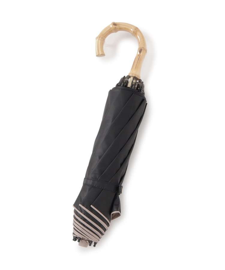 pink trick/ピンクトリック 遮光率100％！リボン2段折りたたみ傘(晴雨