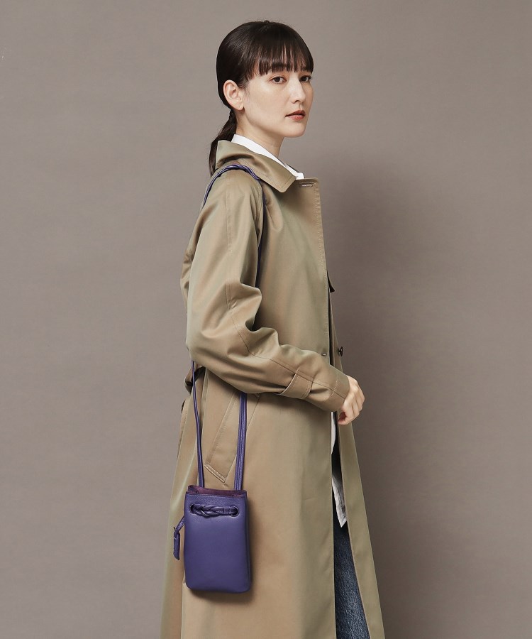 ロシェ】スマートフォン用ミニレザーショルダーバッグ S 2WAY 本革