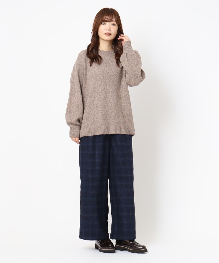 チェック柄ワイドパンツ（フルレングスパンツ） | ZAMPA（ザンパ