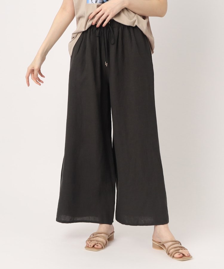 リネンイージーワイドパンツ（フルレングスパンツ） | ZAMPA（ザンパ
