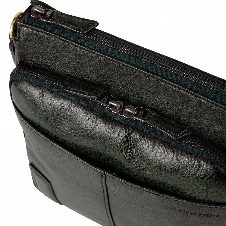 LO HOMME PRESSE／ロ・オム・プレッセ アルカイック 本革 ショルダー