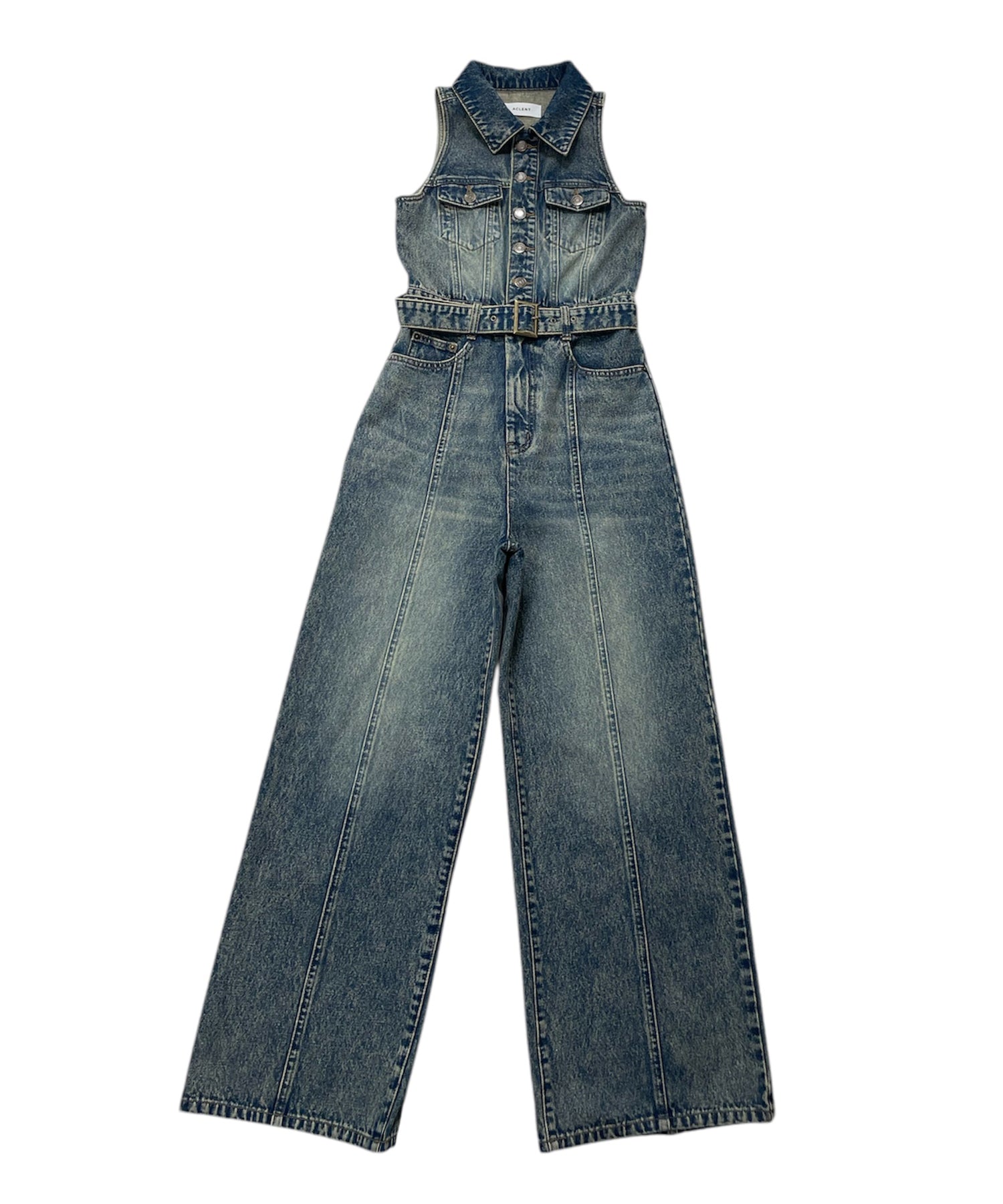 ノースリーブデニムオールインワン｜ACLENT（アクレント）