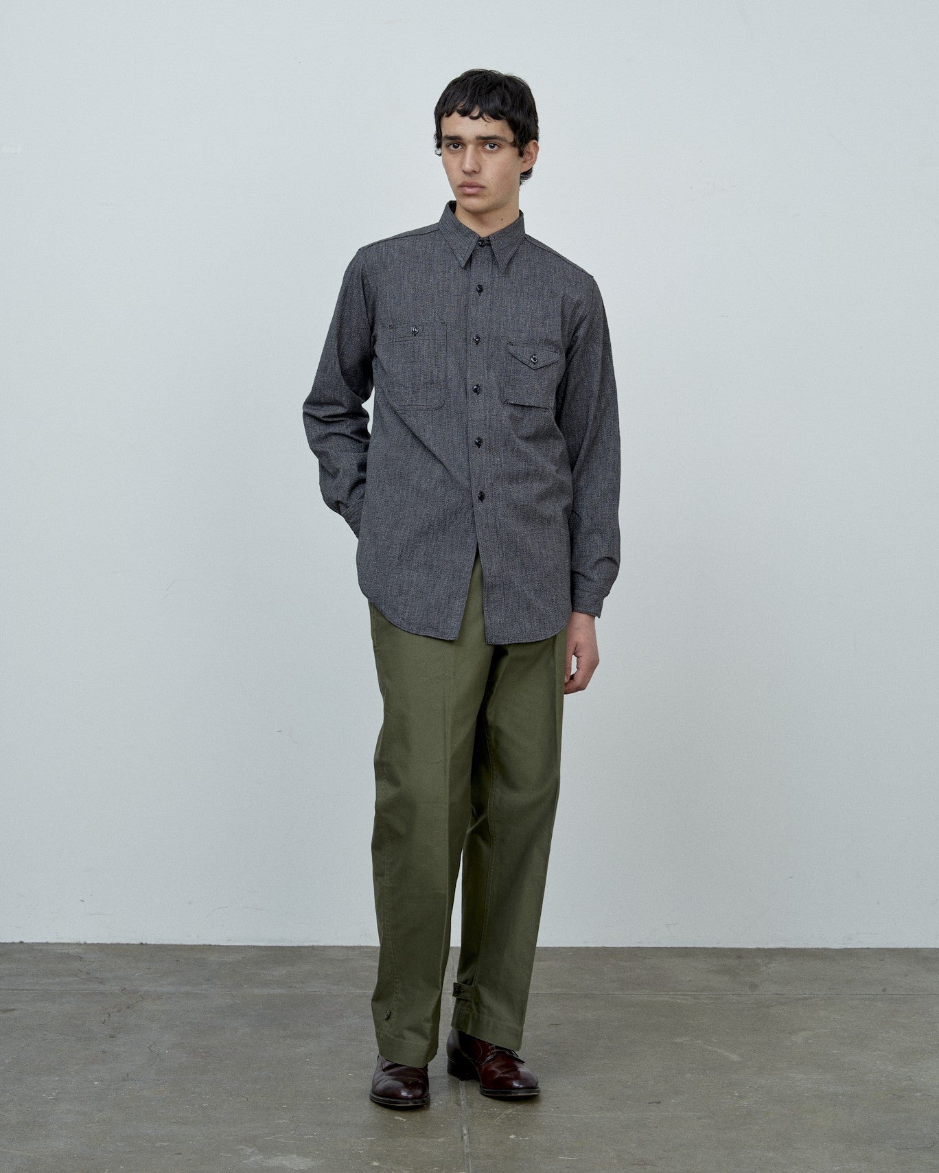 BIG YANK 】1935 ORIGINAL CHAMBRAY / BLACK – ANATOMICA OFFICIAL