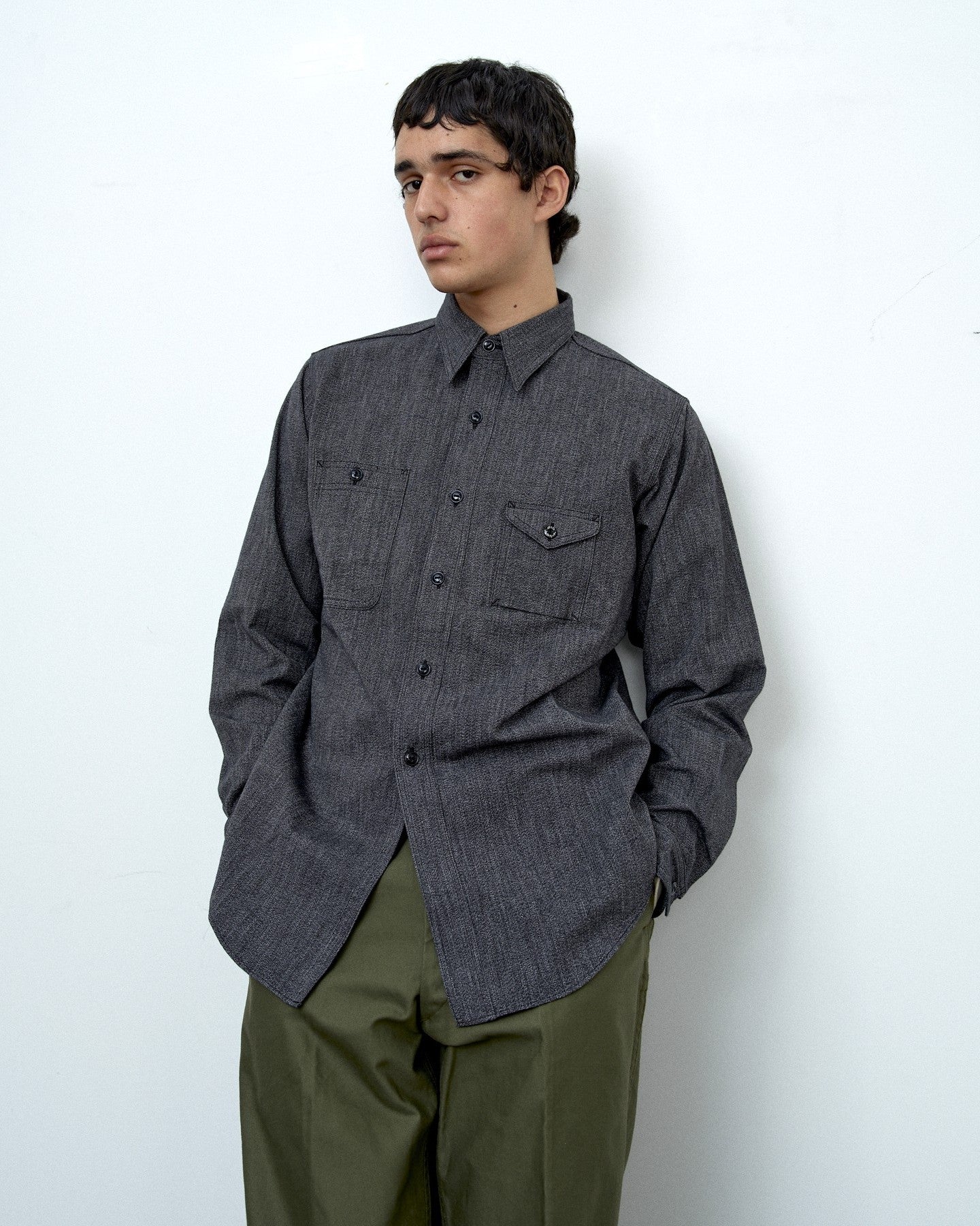 BIG YANK 】1935 ORIGINAL CHAMBRAY / BLACK – ANATOMICA OFFICIAL