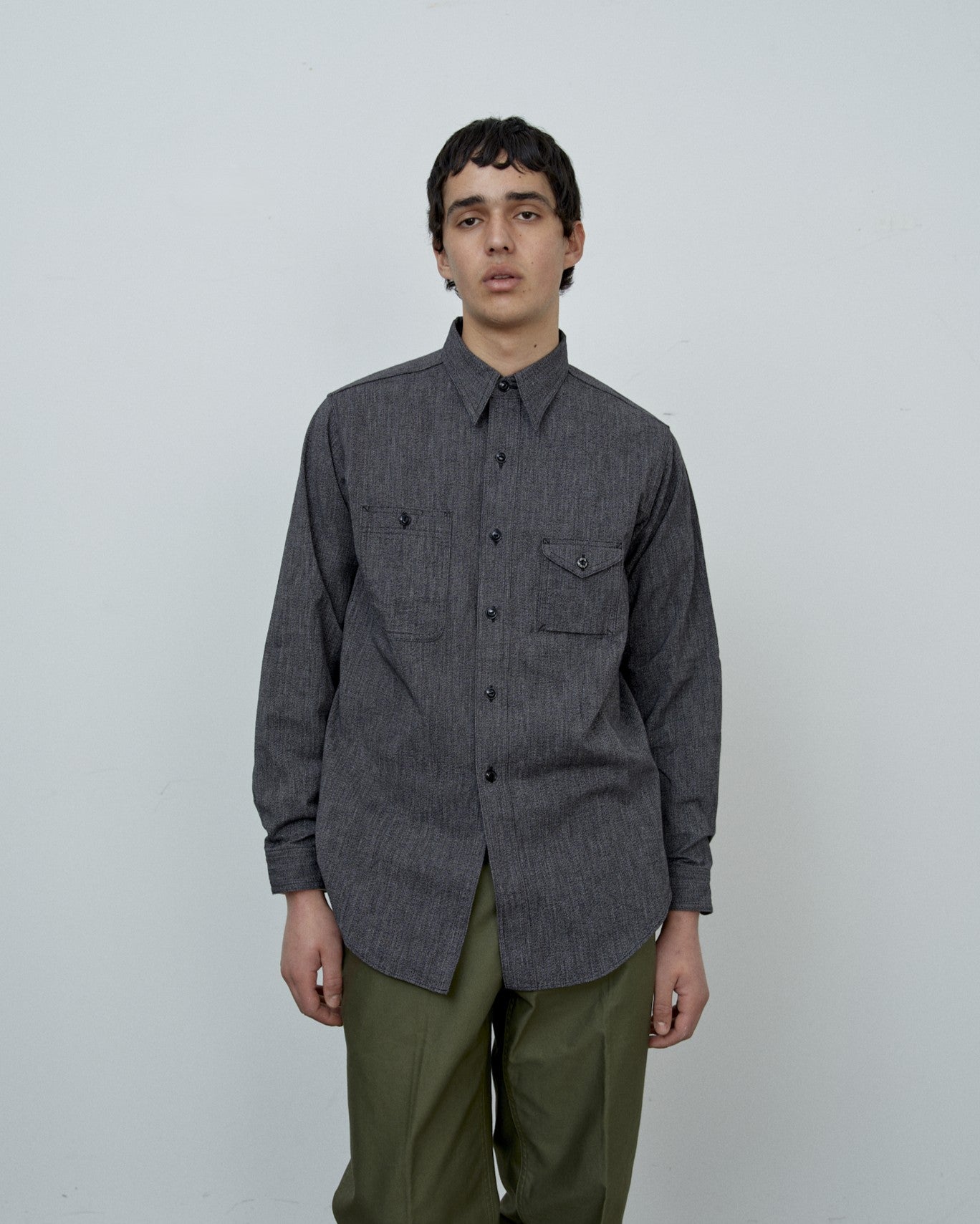 BIG YANK 】1935 ORIGINAL CHAMBRAY / BLACK – ANATOMICA OFFICIAL