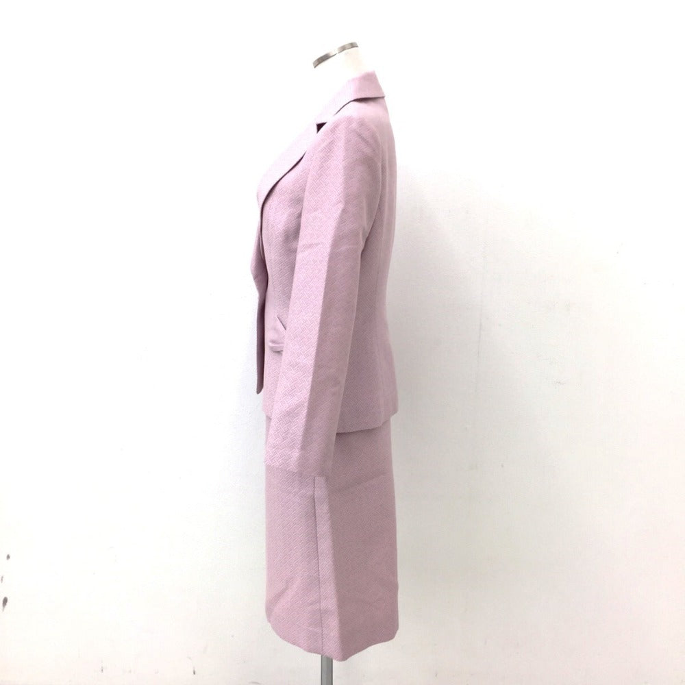 HANAE MORI 森英恵 HANAE MORI ツイードスーツ ピンク 38 ｜コンプオフ