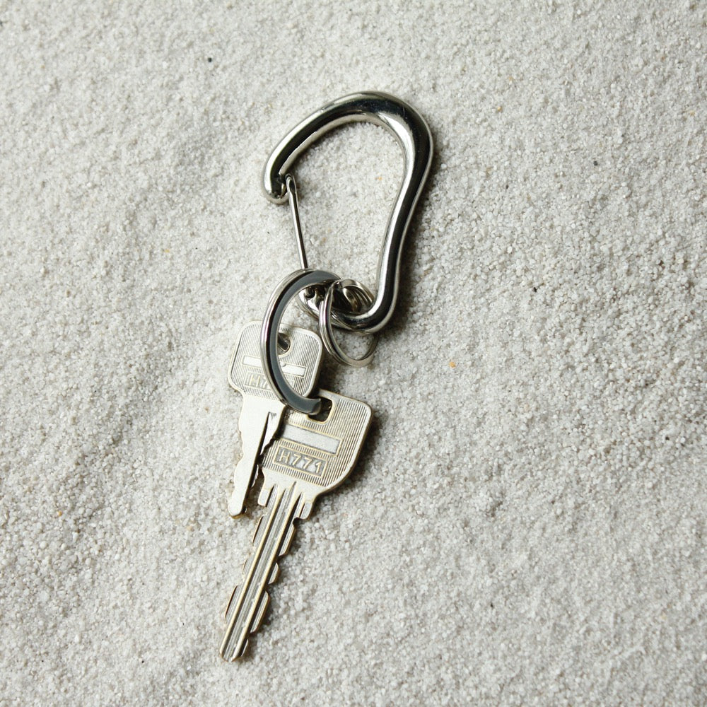 BRASS KARABINER KEYRING 13308 SV (真鍮カラビナキーリング) – DIARGE