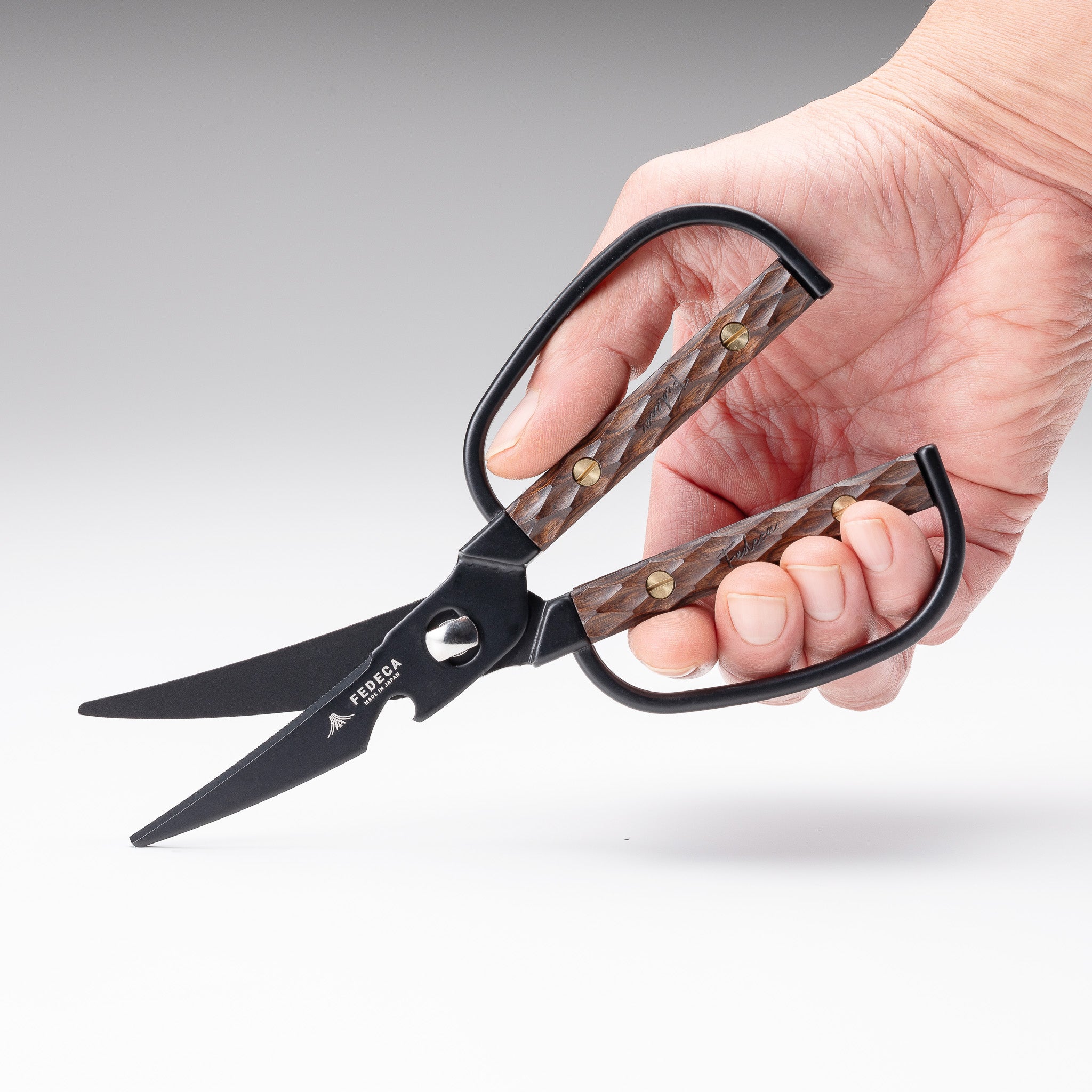 FEDECA キッチンハサミ 名栗ブラック 13,200円