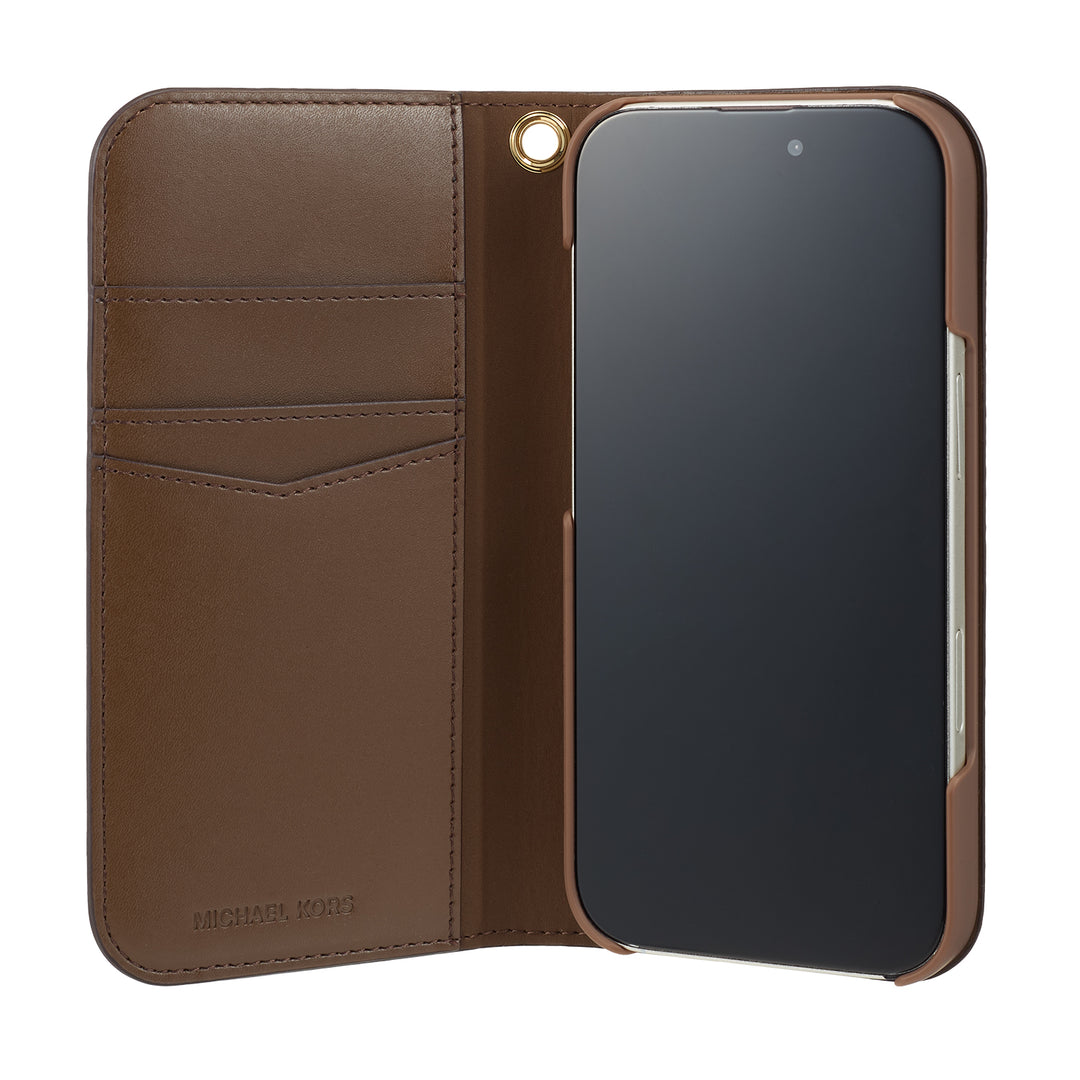 マイケル コース Michael Kors FOLIO CASE STRIPE WITH TASSEL CHARM