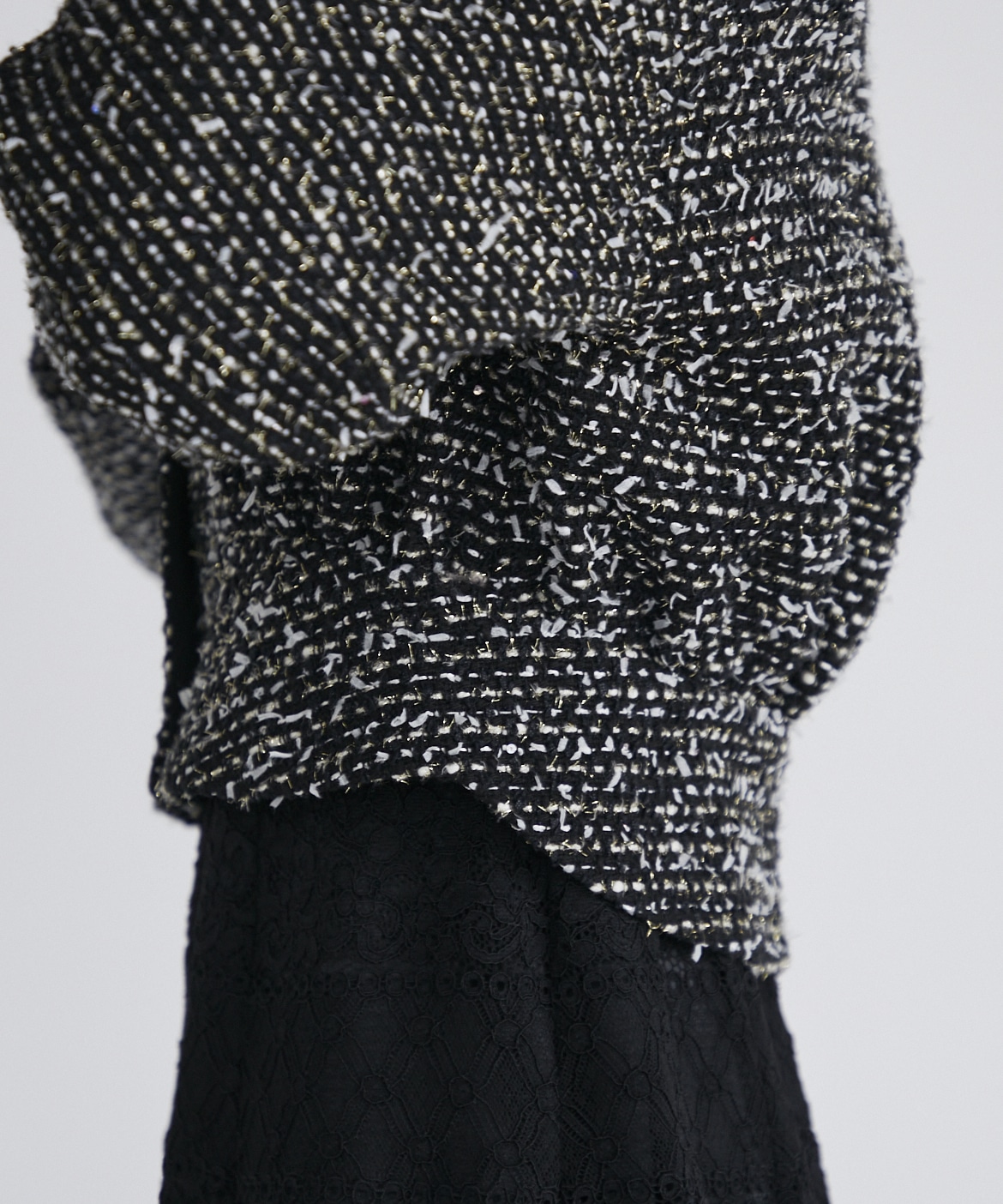 M Maglie le cassetto》スパンコールツイードジャケット｜M Maglie le