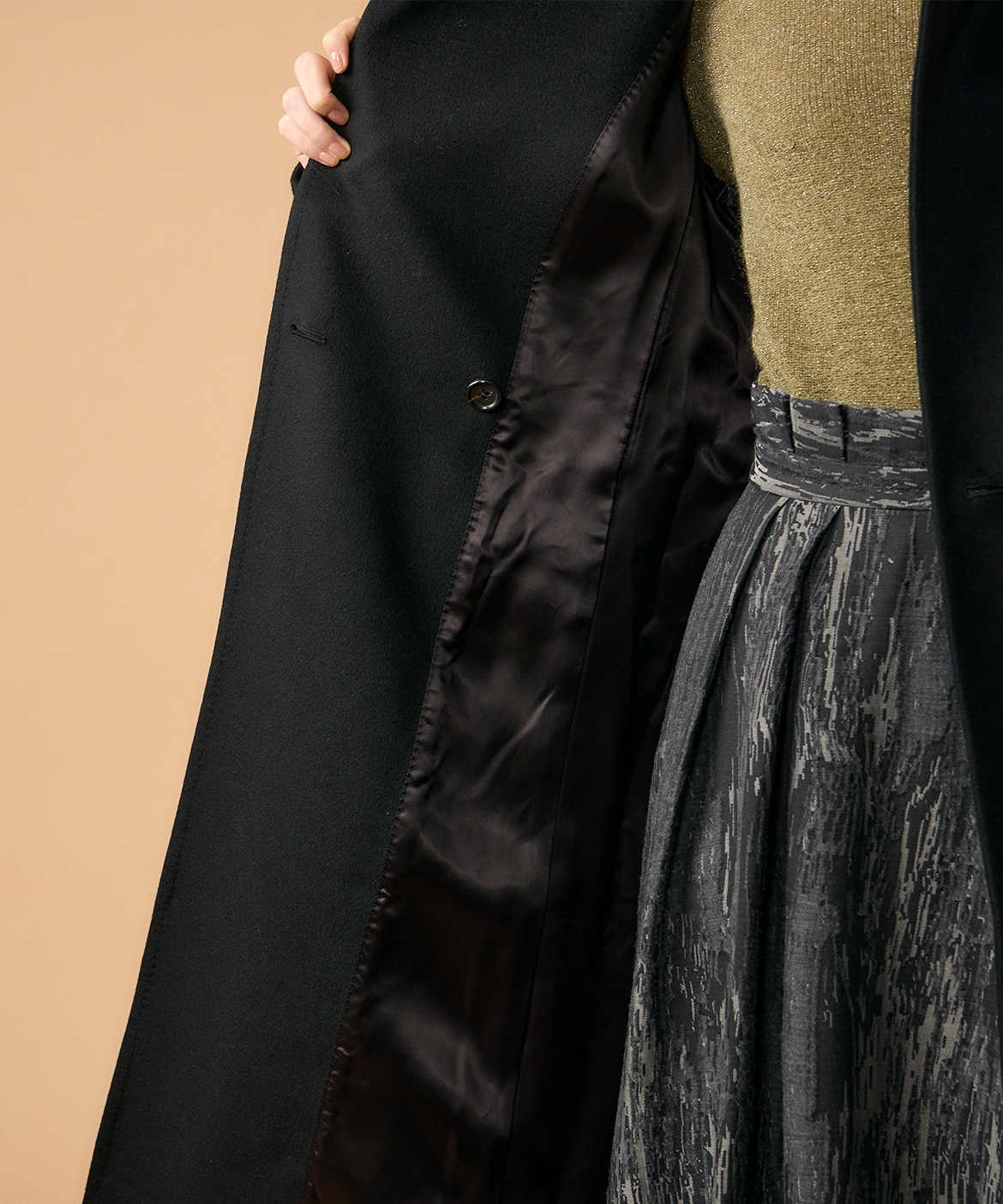 CONTESSA》カシミヤラップコート《PIACENZA》｜INED（イネド