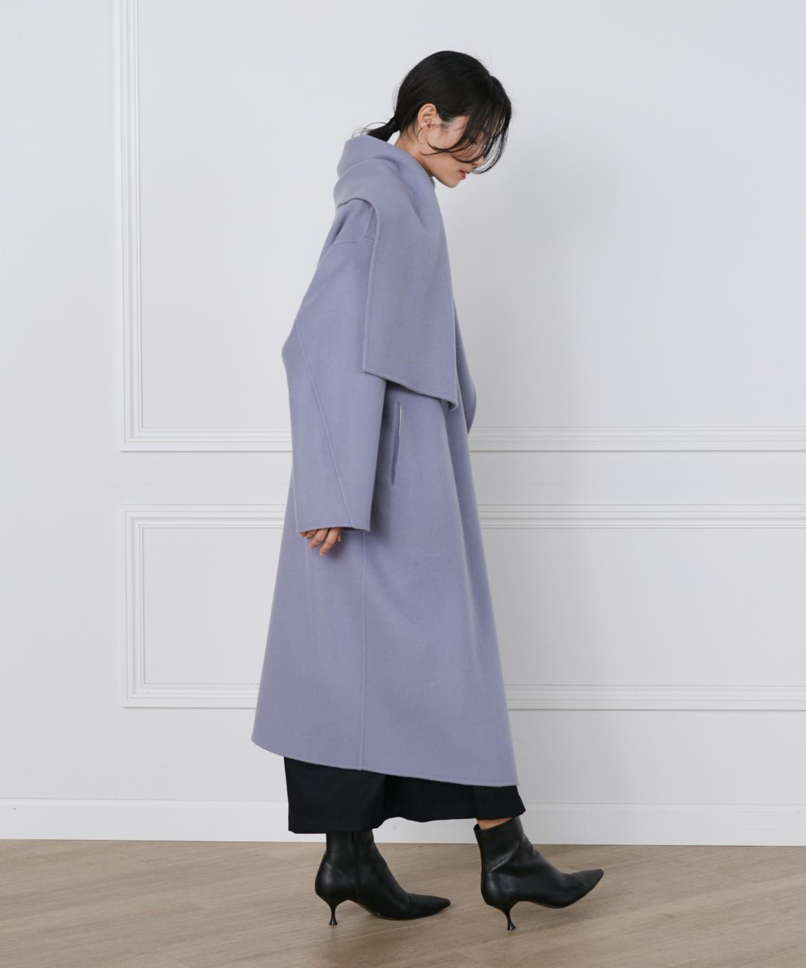 ストール風ラップリバーコート《la veille by SUPERIOR CLOSET》｜INED