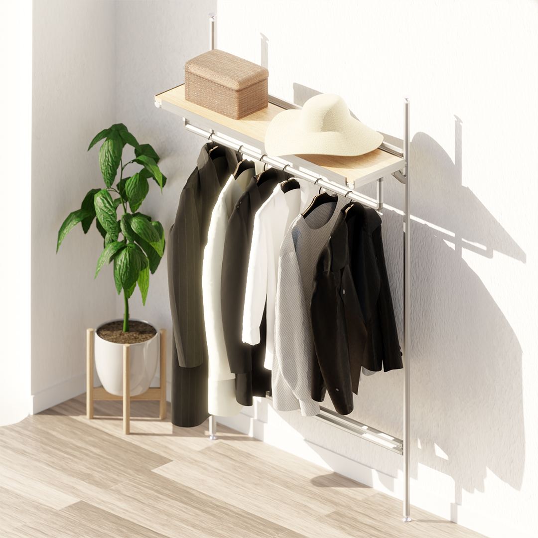 天井突っ張り式ハンガーラック | G-Fun Style | 製品事例集