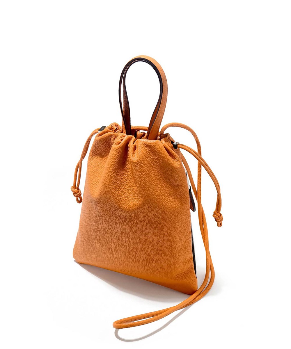 FUJITAKA / フジタカ フィノ レザー巾着ミニバッグ 2WAY / ショルダー