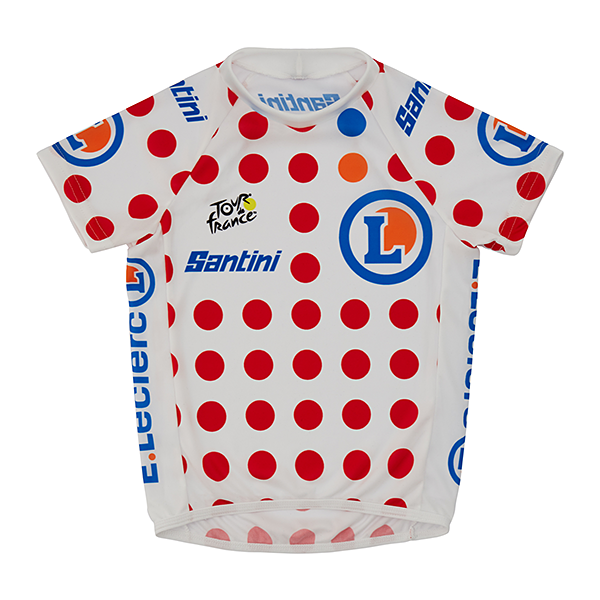 ツール・ド・フランス サイクルジャージ マイヨ・ア・ポワ ベビー用(白