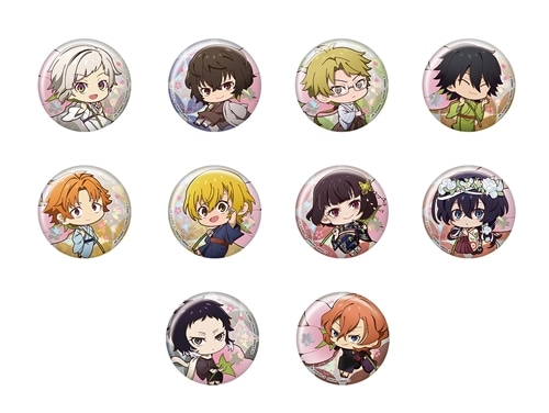 文豪ストレイドッグス 大博覧会 第二幕 トレーディング缶バッジ 【ちび