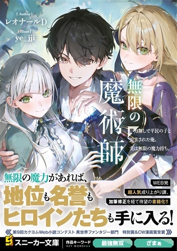 無限の魔術師 魔力無しで平民の子と迫害された俺。実は無限の魔力持ち