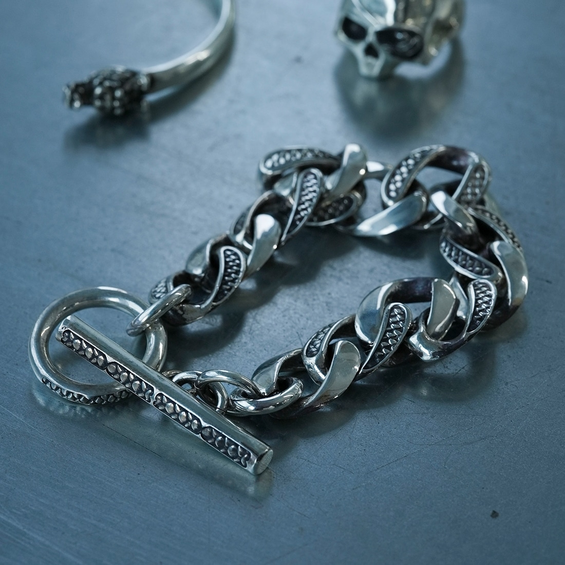 龍が如く】OX JEWELRy Limited Scale Chain Bracelet for ICHIBAN