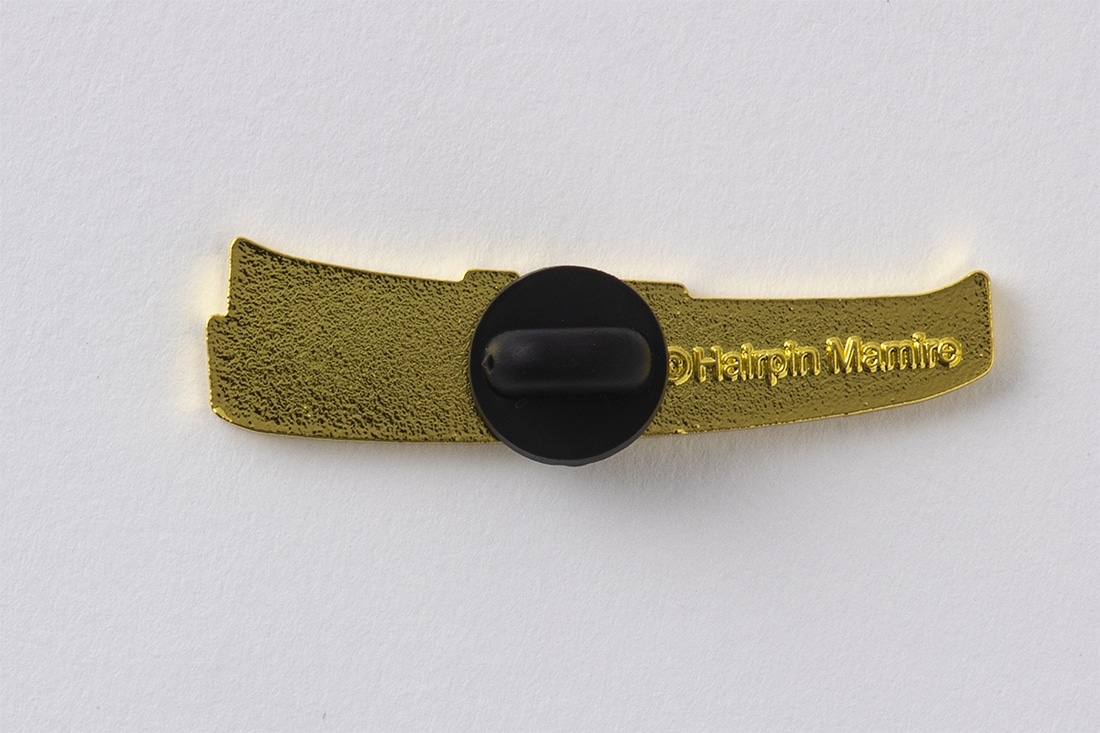 ヘアピンまみれ【出版記念】オリジナルピンバッジ5個フレームセット