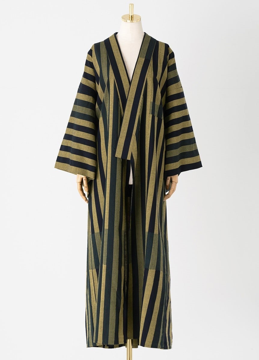 久留米絣 キルトウール対丈着物 ネイビー | カジュアル着物 | やまと