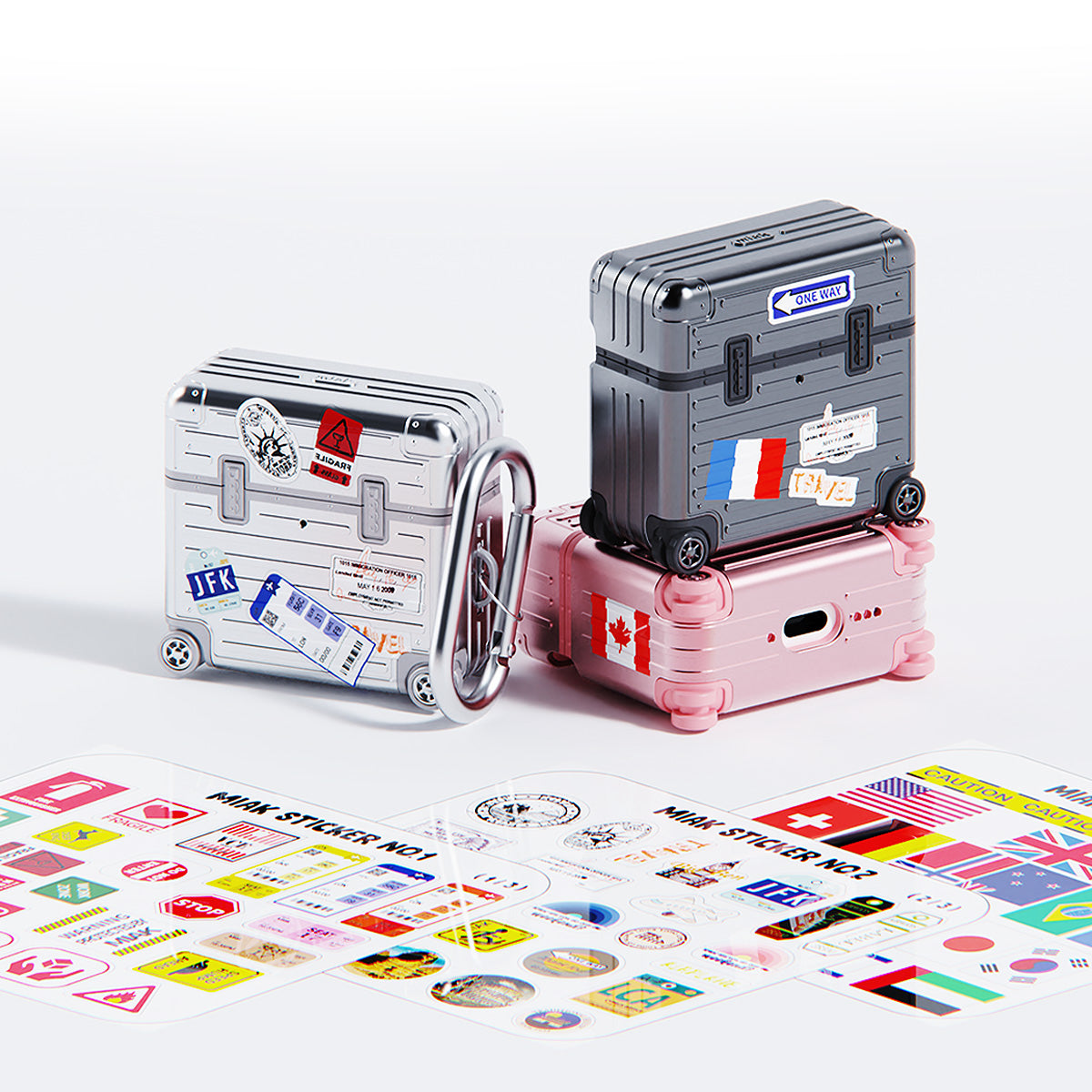 t.t. さん専用 AirPods4 本体 ホワイト カラビナ付きケース 楽天市場