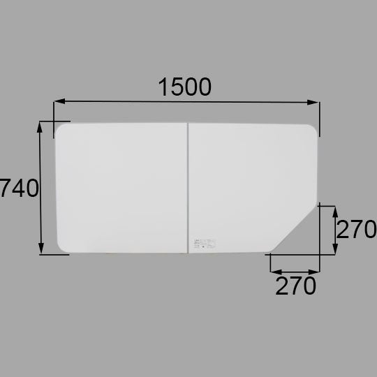 LIXIL・トステム 浴槽組みフタ（2枚組み） 風呂フタ部品 [DEA318