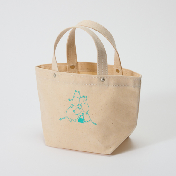 一澤信三郎帆布＞MOOMINコラボレーションバッグ H-13小 生成り
