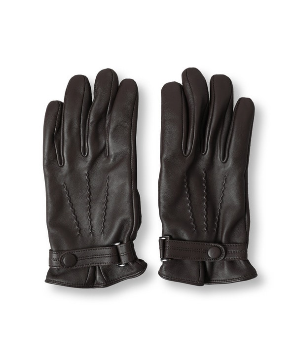 リアルレザーグローブ＜スマートフォン操作可能＞｜メンズファッション