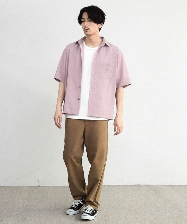 ヘアラインストライプ半袖シャツ｜メンズファッション通販 MEN'S BIGI