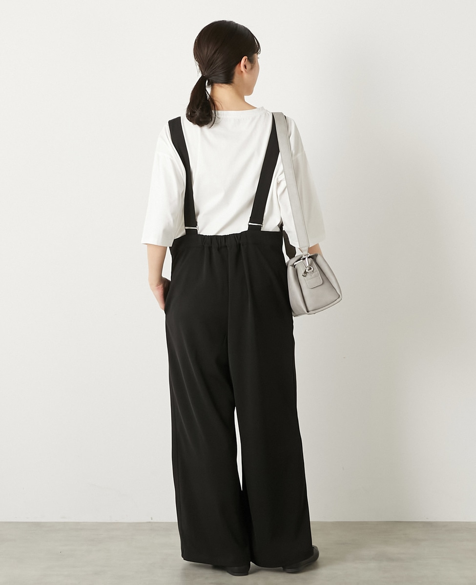 エステルストレッチジョーゼットサロペット】｜MELROSE CLAIRE