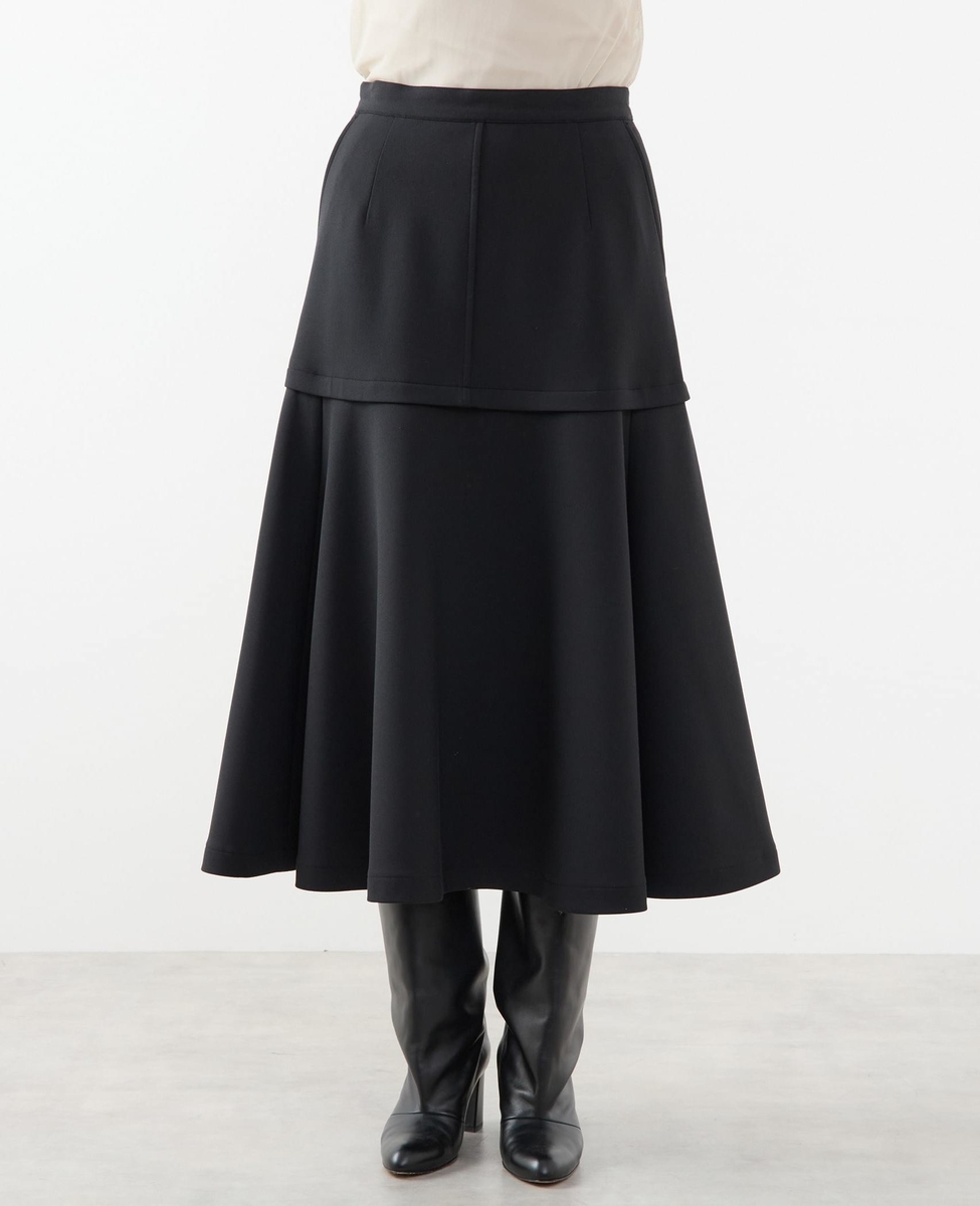フォルムフレアスカート（セットアップ可）｜martinique