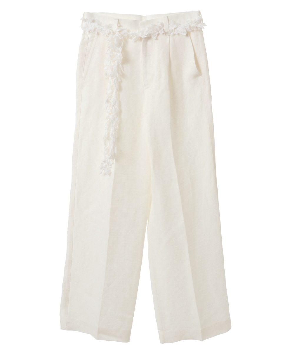 CURRENTAGE/カレンテージ】One tuck straight pants｜martinique