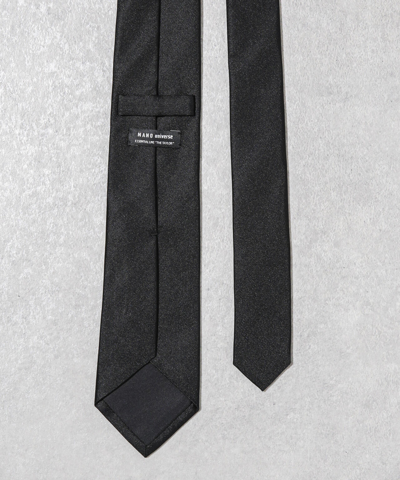 ESSENTIAL LINE」フォーマルブラックネクタイ