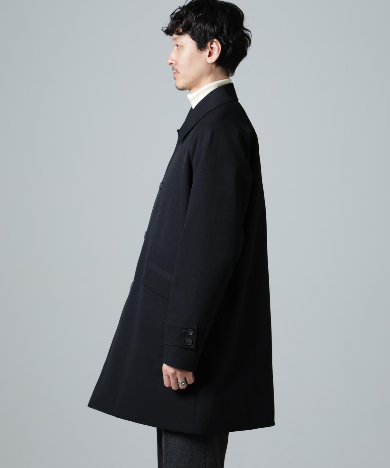 anewdown(R) 撥水 ステンカラー コート