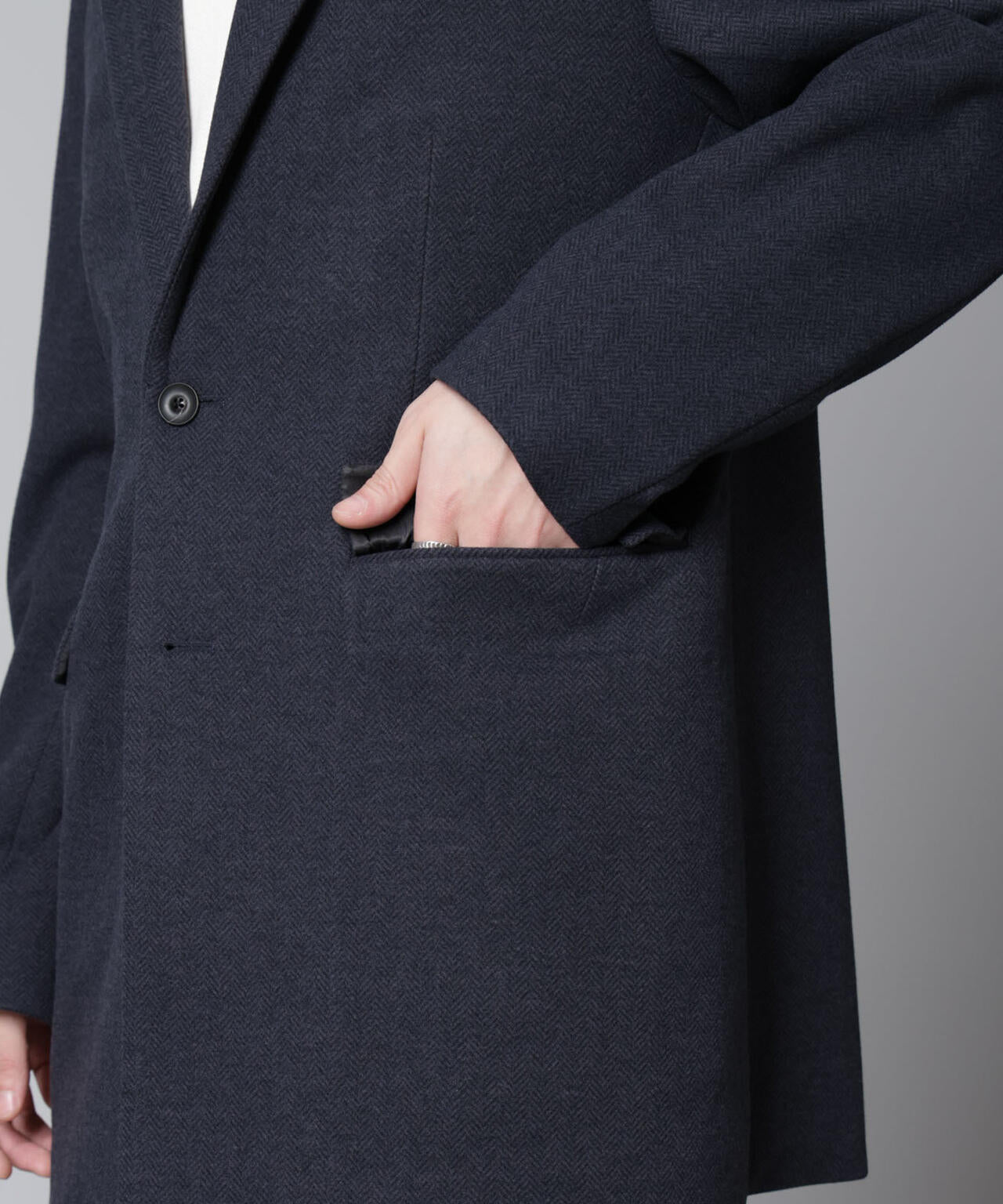 ツイード ライク オーバー ジャケット