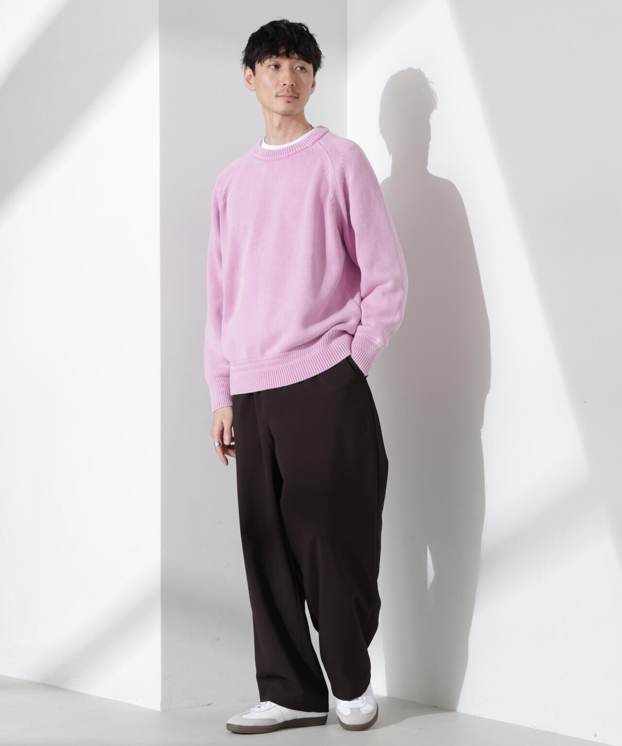 ストーン ウォッシュ ニット