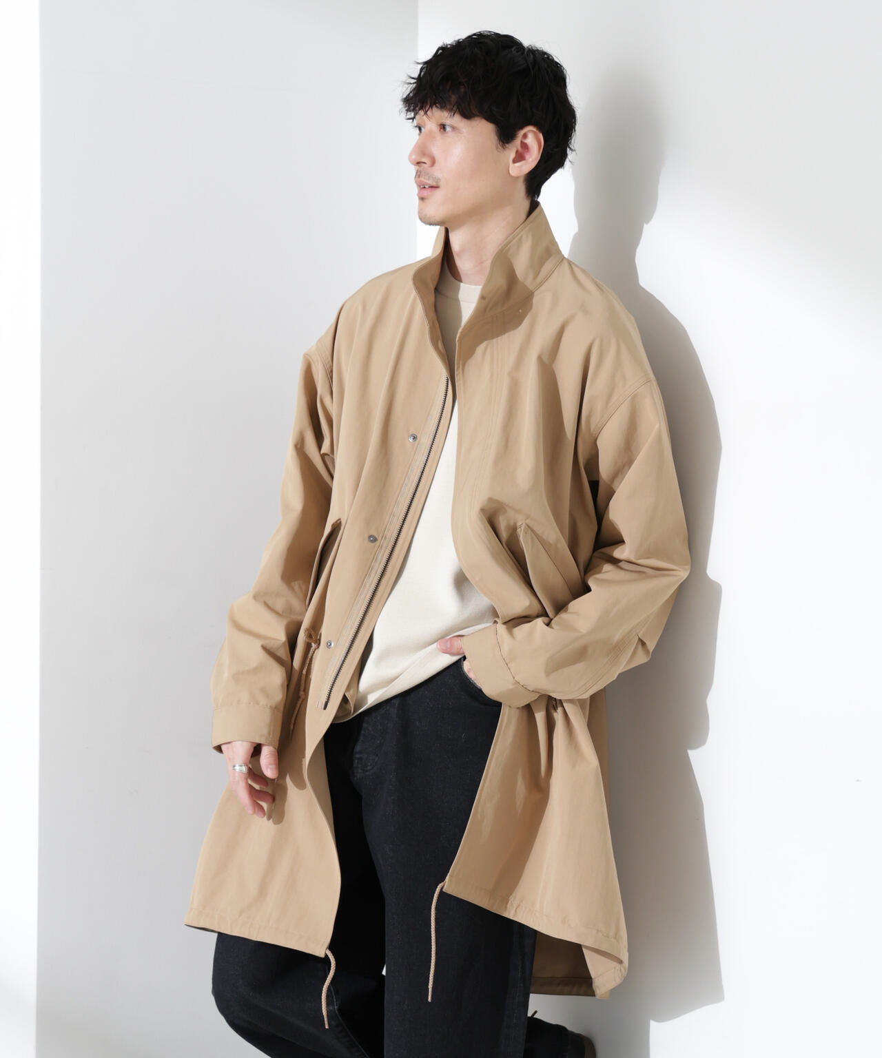 ウェザー クロス フィッシュ テール コート