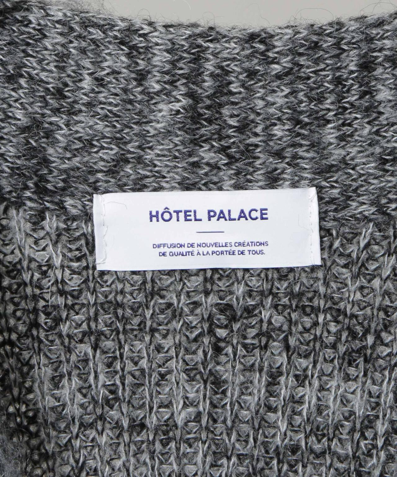 HOTEL PALACE｣ フライフロントミックスシャギーカーディガン