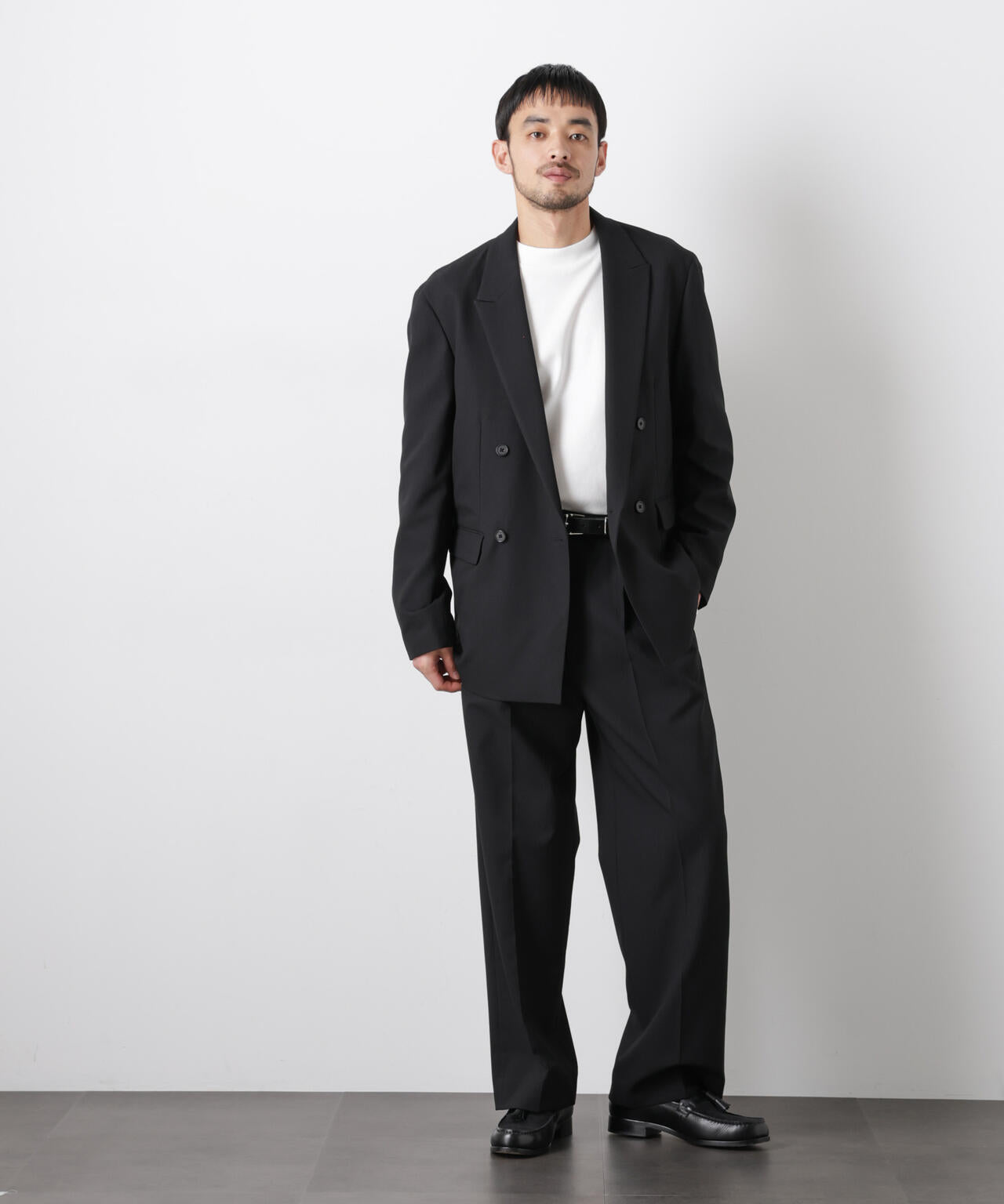 Reflax(R)オックスダブルブレストジャケット（セットアップ可）