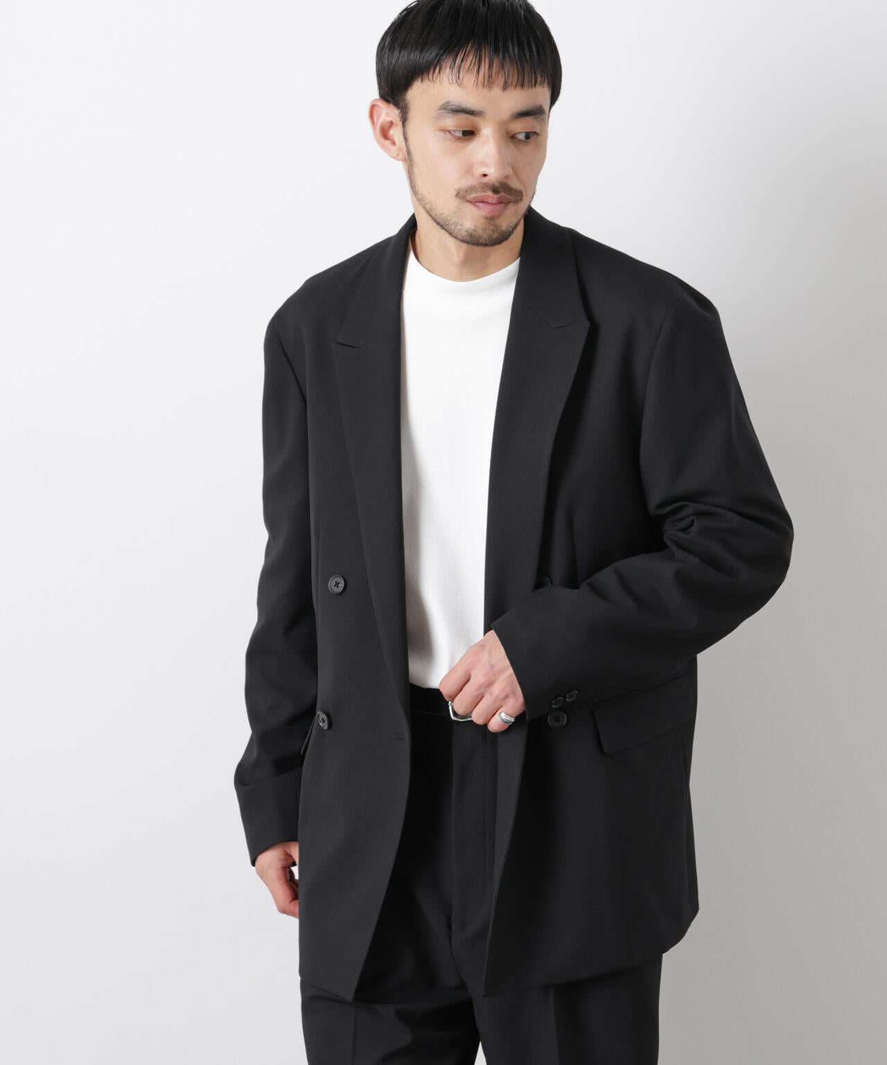 Reflax(R)オックスダブルブレストジャケット（セットアップ可）