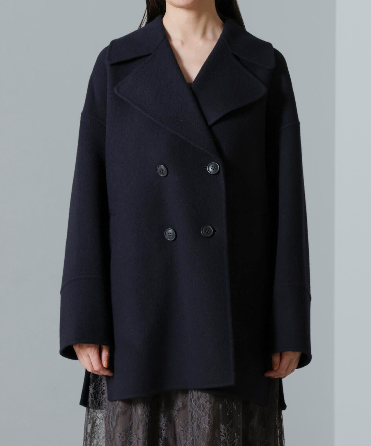 PURE LAMBS リバーミドルコート