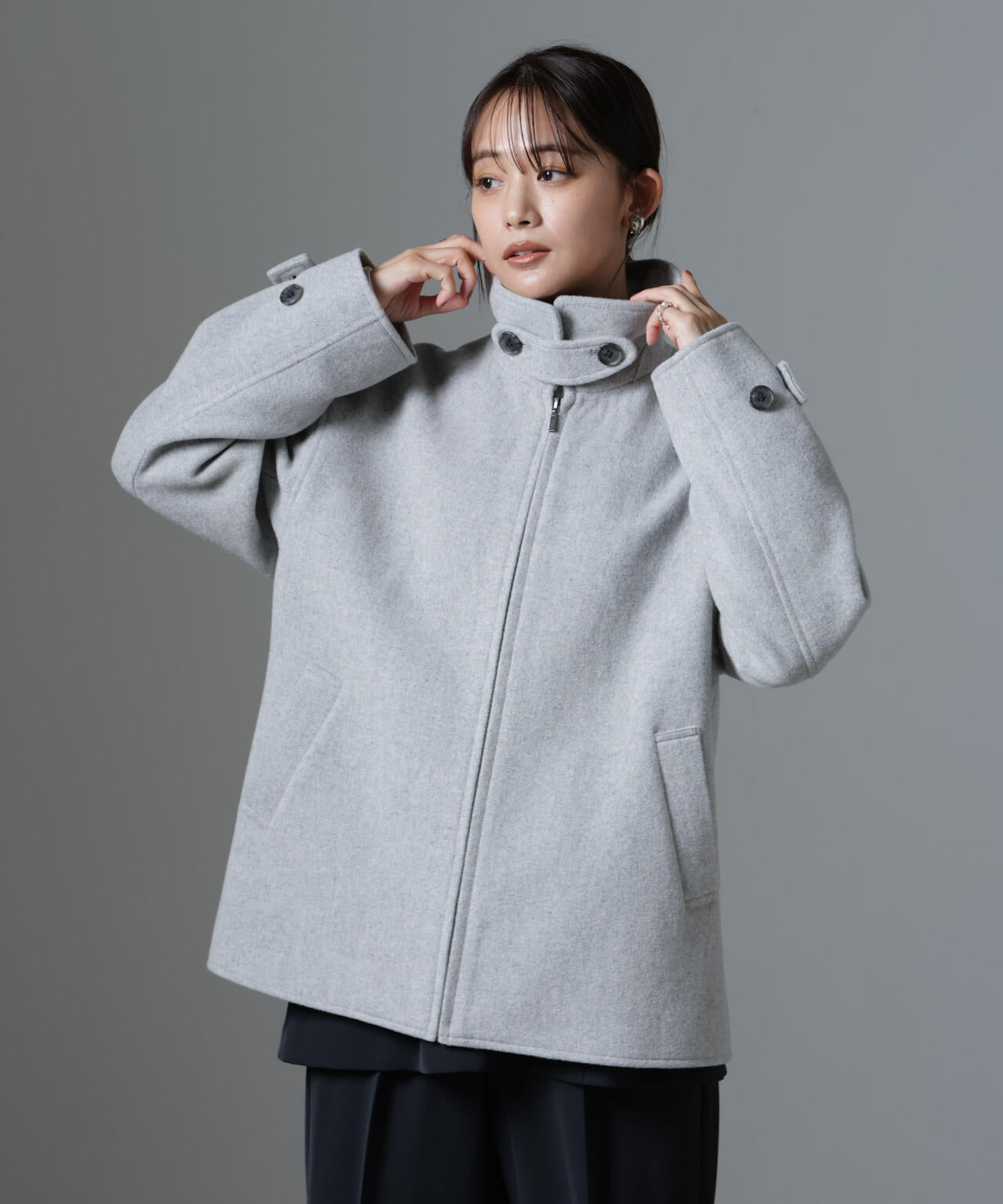 ZIP ミドル コート