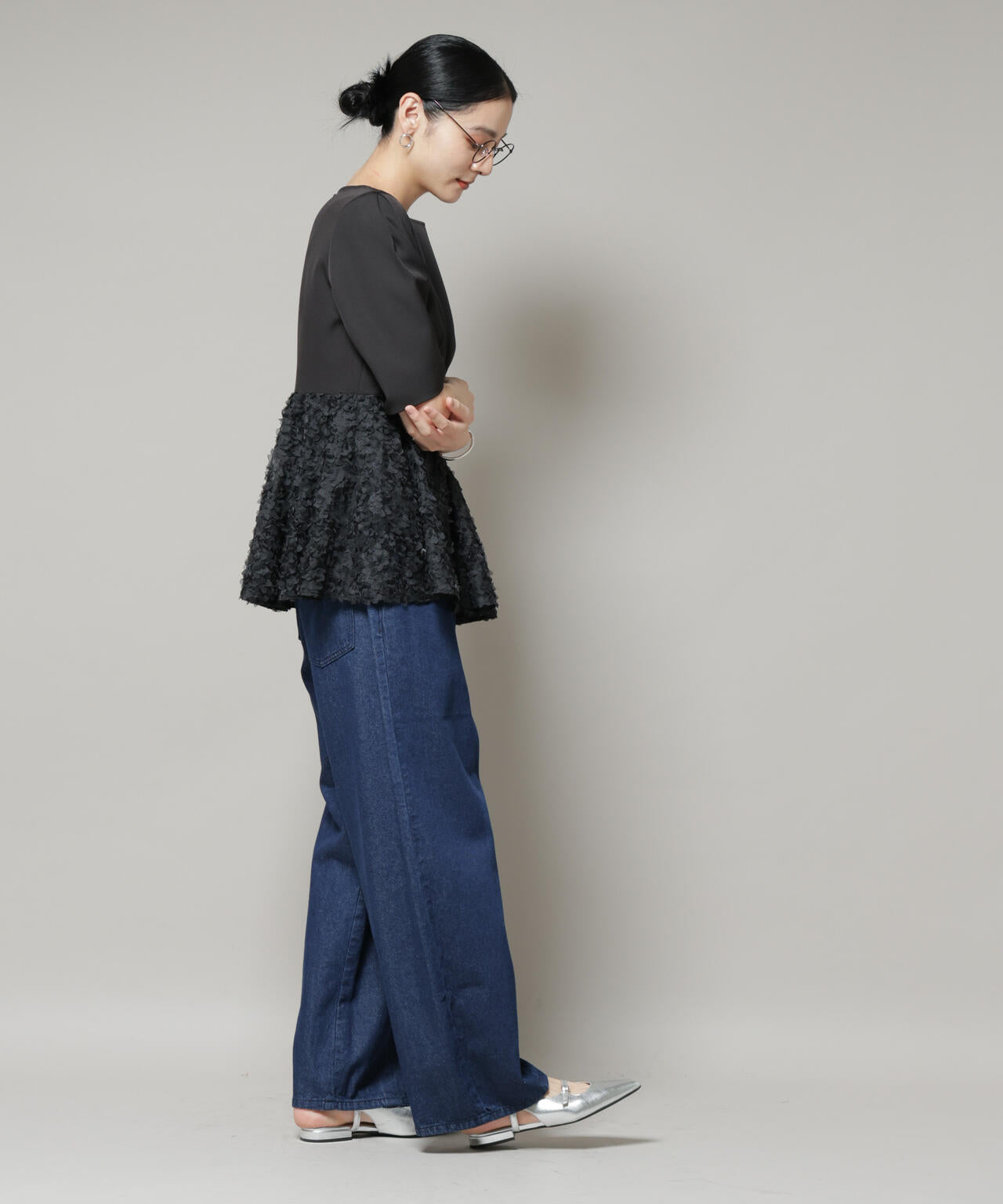 ドロスト デニム パンツ ( セットアップ 可 )