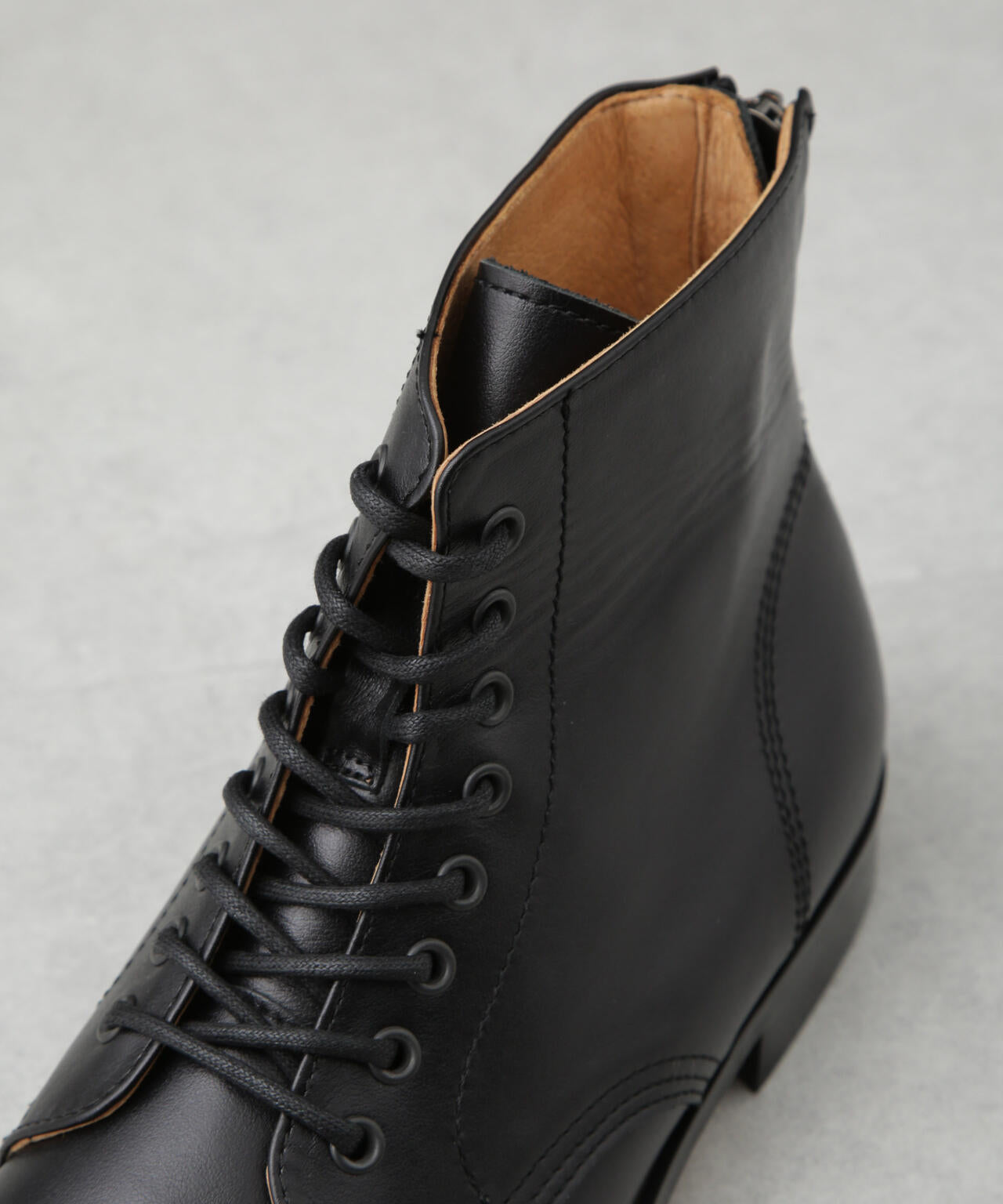 PADRONE THE STANDARD LINE / 別注 BACK ZIP LACEUP BOOTS/ バック