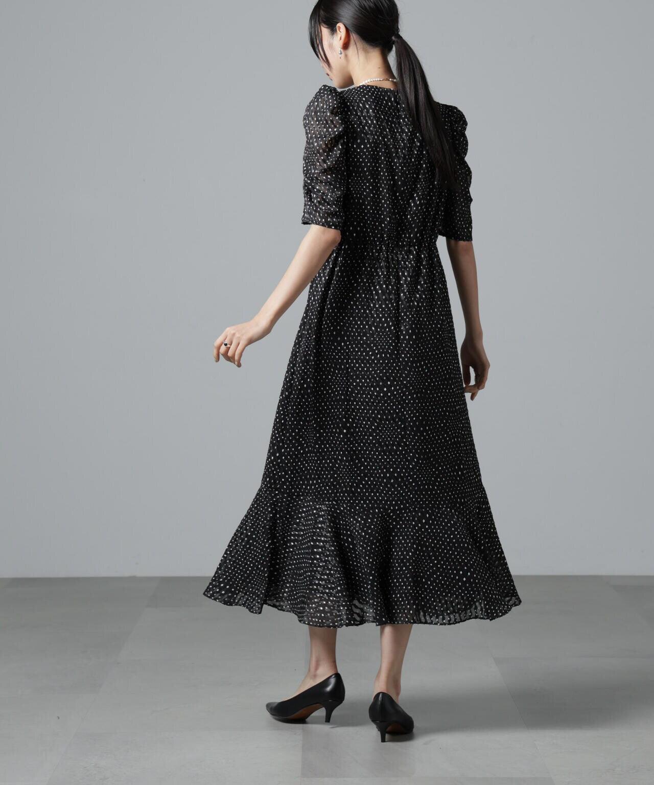 troisiemechaco / カットジャガード ワンピース